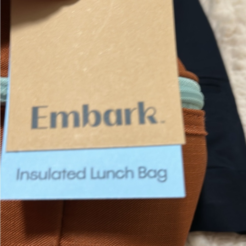 Embark Brown Insulated Lunch Bag
